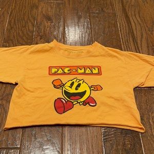 Pac-man Tee Shirt/ Cropped